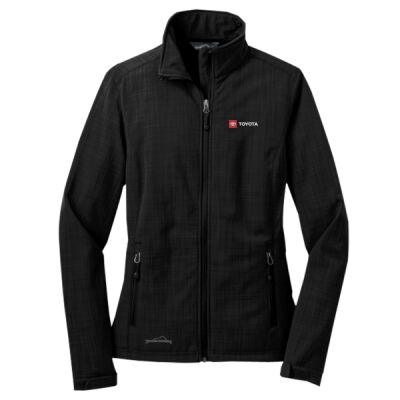 Women's Shaded Crosshatch Soft Shell Jacket Thumbnail
